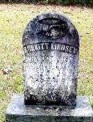 The grave of Burkitt Lindsey