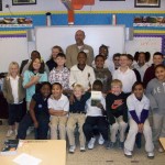 Mrs. Kelly Rudy's Third Graders with Curt