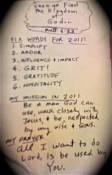 curt's goal sheet 2011
