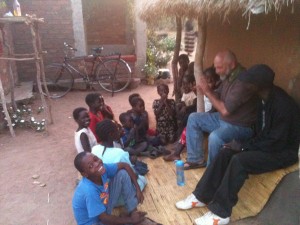 I'm a Southern storyteller sharing tales in South Sudan.