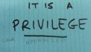 Privilege is one of "6 words to live by"  I am learning that we are to be grateful for the privileges we have!