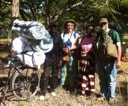 Eric and Margaret pick us up for our home visit. (May 2013 Zambia)