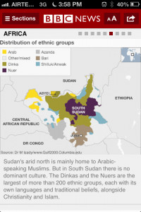 The areas where the Dinka and Nuer overlap have been the flash points for violence.