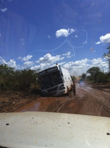 I've seen bad roads back home but nothing to compare with rainy season Africa.