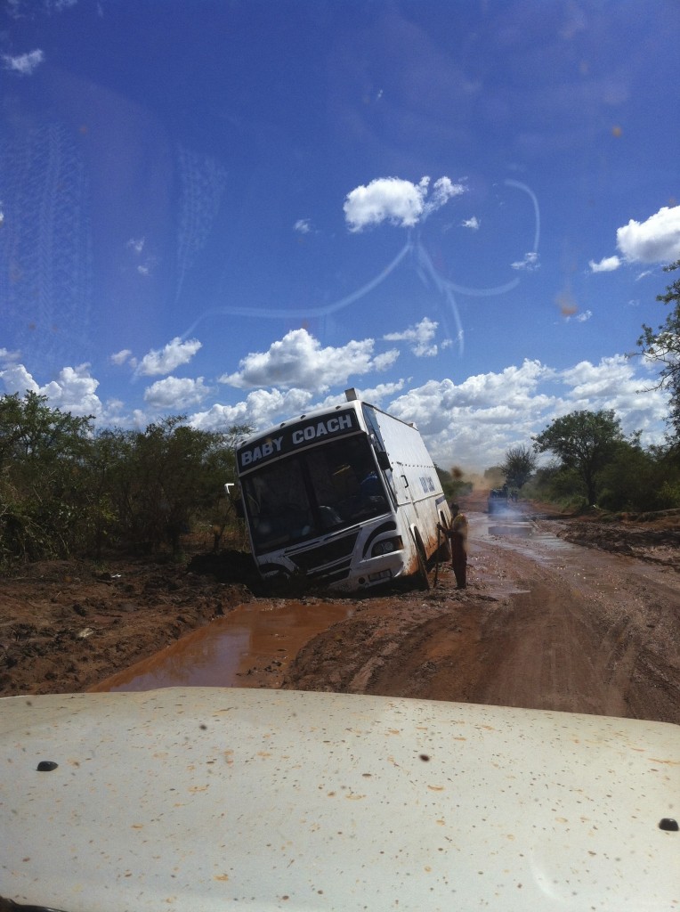 I've seen bad roads back home but nothing to compare with rainy season Africa.