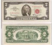 What U.S. historic site gives change in $2 bills?