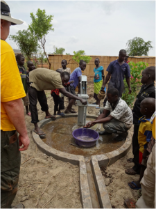 Watching the birth of this borehole in an Adjumani Camp was unforgettable.