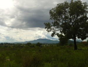 Rain's coming over Boratuku