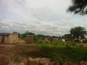 Site of new borehole in Nyumazi Camp