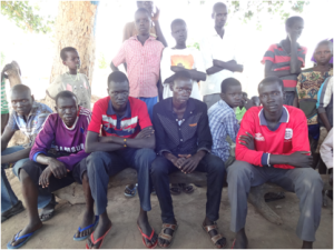 Ulua School Boys. Michael is third from left in red/white