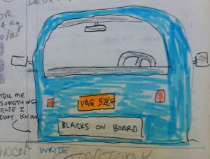 My African friends have lots of fun with my "whiteness." I saw this Matatu (Taxi) with the inscription. Next time I see it in town, I'm going to hop aboard.