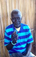 Wish you'd been there: We'll never forget the look on this Dinka elder's face when he heard the Bible in his heart language.  Aiylo Refugee Camp, Uganda.