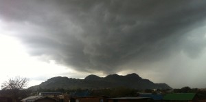 Storm over Jebel Kujur   Juba, South Sudan