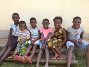 Singing Girls in Entebbe, Uganda. 