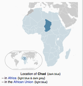 Chad is often called the "Dead Heart of Africa."