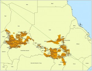 Chadan's Unreached People Groups in South Sudan and Chad.