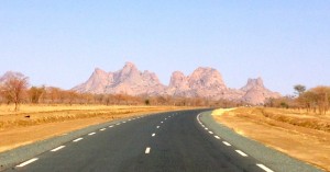 Pastor's area is flat semi-desert interspered with majestic mountains.