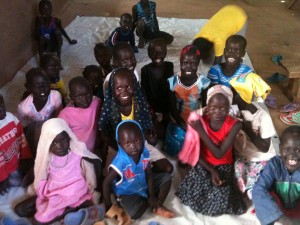 Children at Kakuma Camp in Kenya.