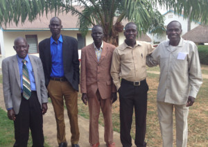 Bari, Nuer, Dinka, Latooka, and Kakwa Pastors.  These men have worked together in spite of tribal aspect to SS Civil War.