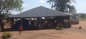 Nyumazi Baptist Church is pastored by Dinka pastor David Dok.  There are over 25, 000 refugees in this sprawling city-like camp.