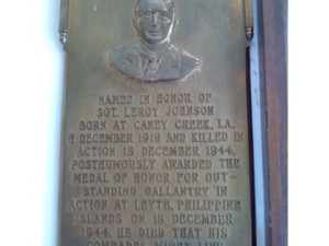 leroy johnson plaque