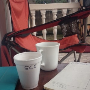 Some mornings when I need the special presence of God, I pour Him a cup of coffee.  I'm serious.  I learned this from T.W. Hunt.