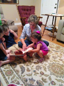 DeDe with Maggie, Emma,and Luke Iles. Alexandria, LA.