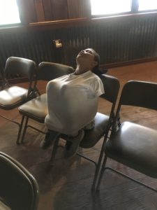 Photo of the year: tired boy after my stirring Missions Talk. I shook him awake after other boys left. "Hey, I put you to sleep. Now I'm waking you up." He stared around the room unsure of where he was. "You're at Piney Woods Boys Camp," I said, "In Woodlake, Texas." 