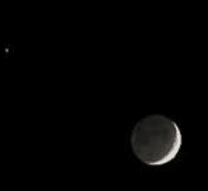 Earthshine Moon
