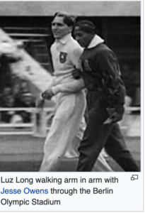 Jesse Owens and Luz Long