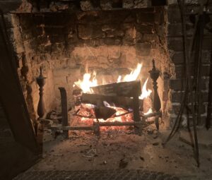 Fireplace at Old House