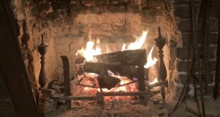 Fireplace at Old House